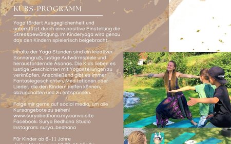 Summer Kids Yoga Course | © Kathrin Leitner