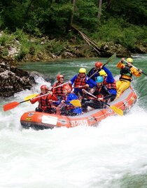 Rafting auf der Salza mit Black Sheeps | ©  Black Sheeps Adventures KG | ©  Black Sheeps Adventures KG