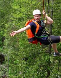 Fliegen durch den Hochseilgarten Palfau | © Freelife Outdoorsport GmbH | © Freelife Outdoorsport GmbH