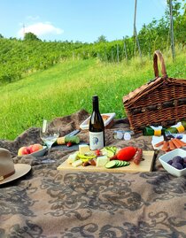 Picknick-Weingarten-Suedsteiermark-Leutschach-Wein