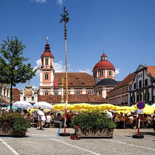 Hauptplatz Marktfest_Pöllau_Oststeiermark | © ©Hans Zugschwert