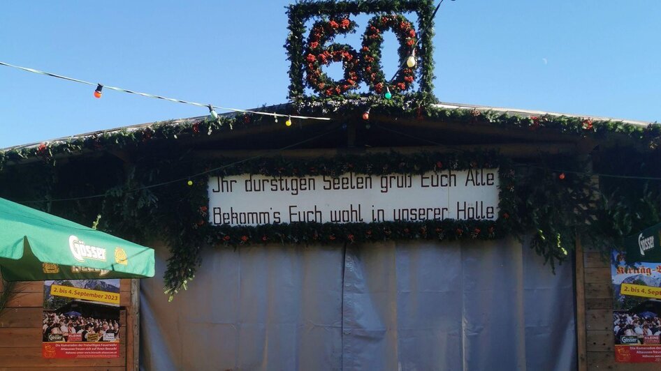 Bierzelt, Altaussee, Eingang | © TVB Ausseerland Salzkammergut_Theresa Schwaiger