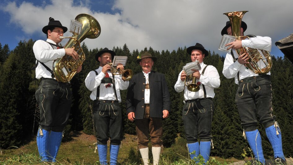 Almabtrieb; Bläsergruppe | © Josef Wieser