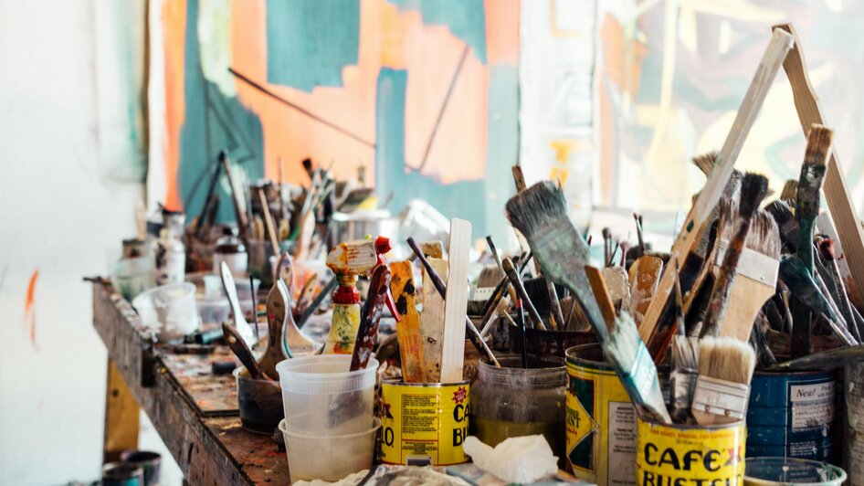 Pinsel und Farbe | © Unsplash