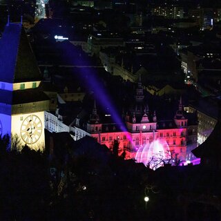 Uhrturm und Rathaus | © Iventents Kulturagentur - Erwin Scheriau