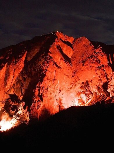 Berge in Flammen, Altaussee, Trisselwand | © Fremdenverkehrsverein Altaussee | Fremdenverkehrsverein Altaussee | © Fremdenverkehrsverein Altaussee