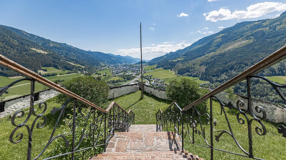 Ausblick in die Stadt Rottenmann im Paltental