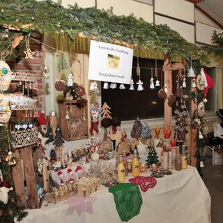 Stand at the Ehrenschachen Christmas market | © Vereinsgemeinschaft Ehrenschachen