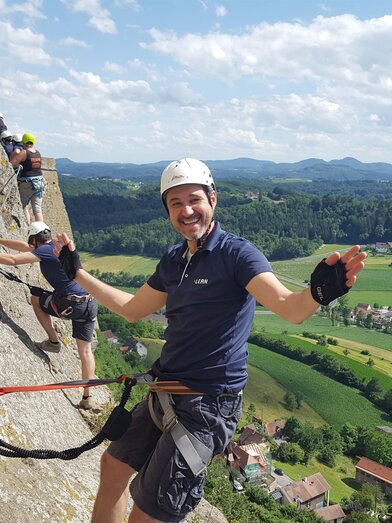Klettern am Burgfelsen | © Naturbursch Training Riegersburg | Naturbursch Training Riegersburg | © Naturbursch Training Riegersburg