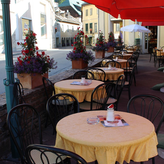 Kurcafé Lewandofsky Temmel, Bad Aussee, guest garden | © TVB Ausseerland Salzkammergut_Viola Lechner