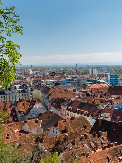 Dachlandschaft Graz | © Region Graz, Harry Schiffer | © Region Graz, Harry Schiffer