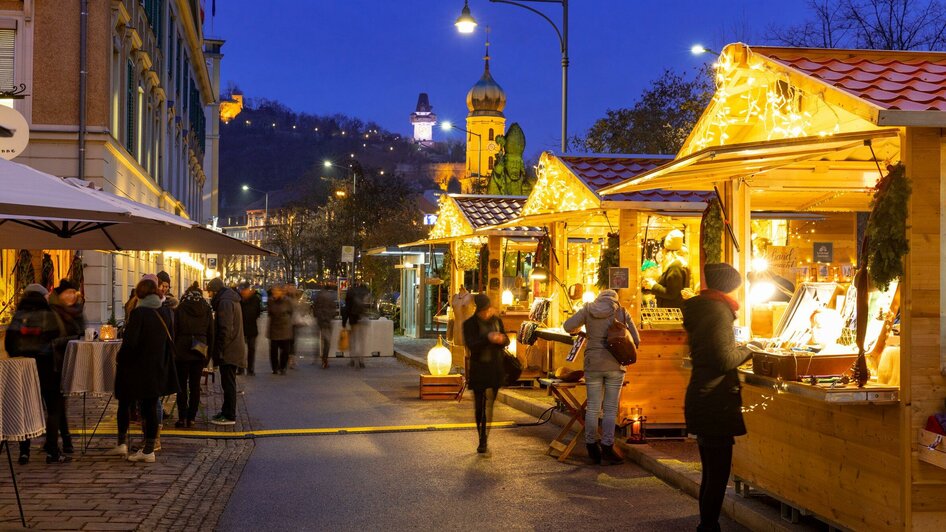 Grieskindlmarkt am Nikolaiplatz - Der nachhaltige Weihnachtsmarkt | © Graz Tourismus - Harry Schiffer Grieskindlmarkt am Nikolaiplatz - Der nachhaltige Weihnachtsmarkt | © Graz Tourismus - Harry Schiffer