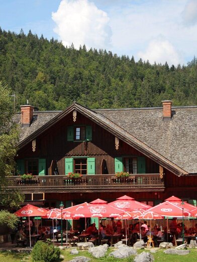 Blaa Alm, Altaussee, terrace | © Viola Lechner | Viola Lechner | © Viola Lechner
