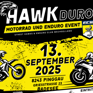 Hawkduro - Plakat Teil 1 | © Motorradverein STREET HAWKS