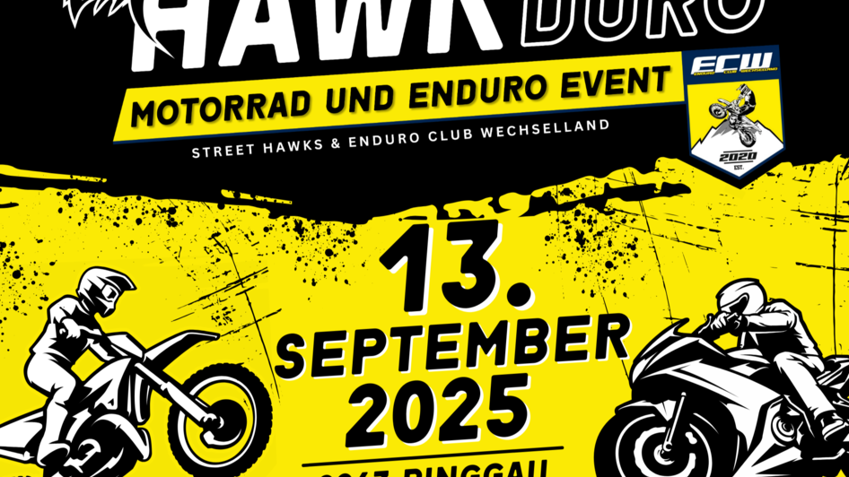 Hawkduro - Plakat Teil 1 | © Motorradverein STREET HAWKS