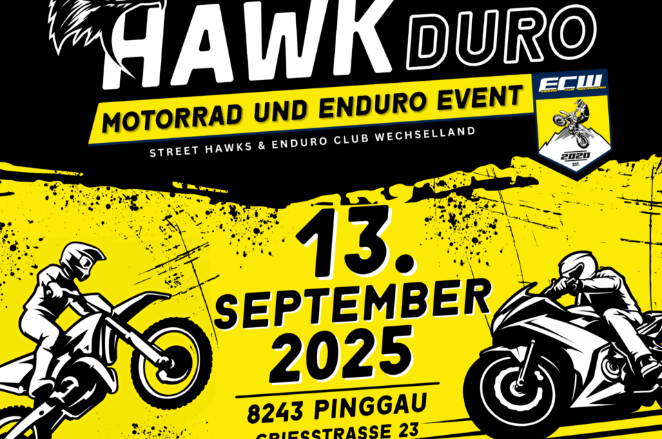 Hawkduro - Plakat Teil 1 | © Motorradverein STREET HAWKS