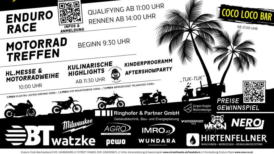 Hawkduro - Plakat Teil 2 | © Motorradverein STREET HAWKS