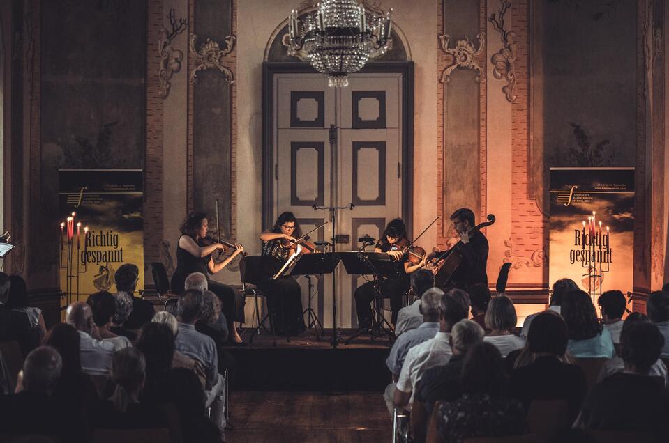 Streichergruppe in der Kirche | © Reiter Media