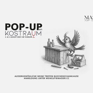 Pop up mit Kostraum | © Weingut Masser