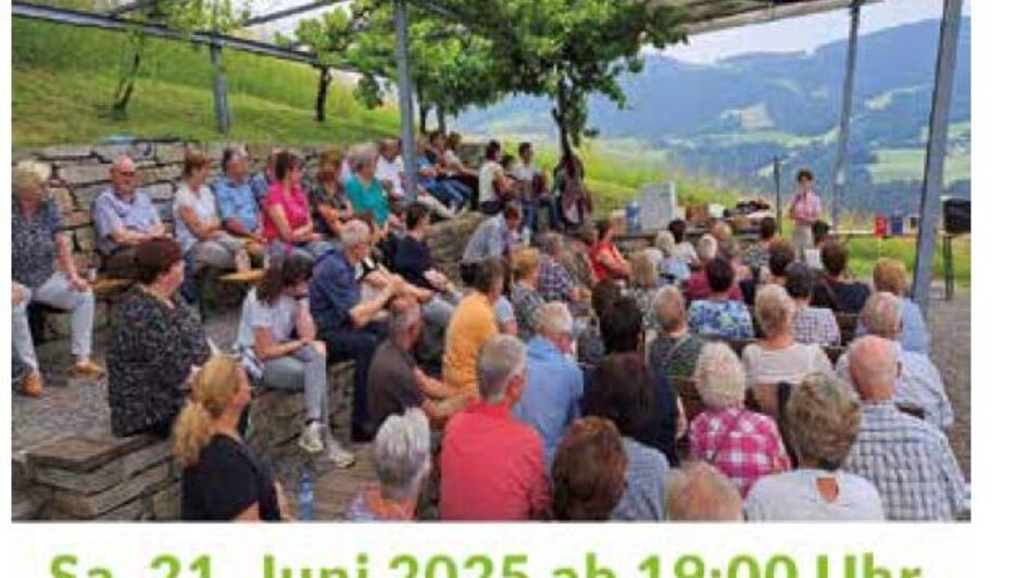 Plakat_Lesung im Weingarten_Pöllauberg_Oststeierma | © Bildungs und Kulturausschuss Pöllauberg