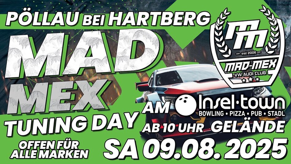 Fleyer_Mad Mex_Pöllau_Oststeiermark | © Mad-Mex  VW Audi Club Insel town