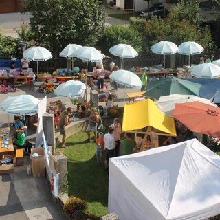 Marktfest Luftaufnahme | © Gemeinde Langenwang