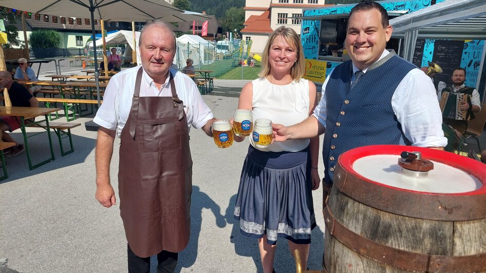 Bieranstich | © Gemeinde Langenwang