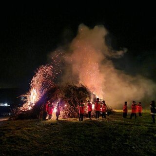 Easter bonfire Friedberg on the adventure hill | © Freiwillige Feuerwehr Friedberg