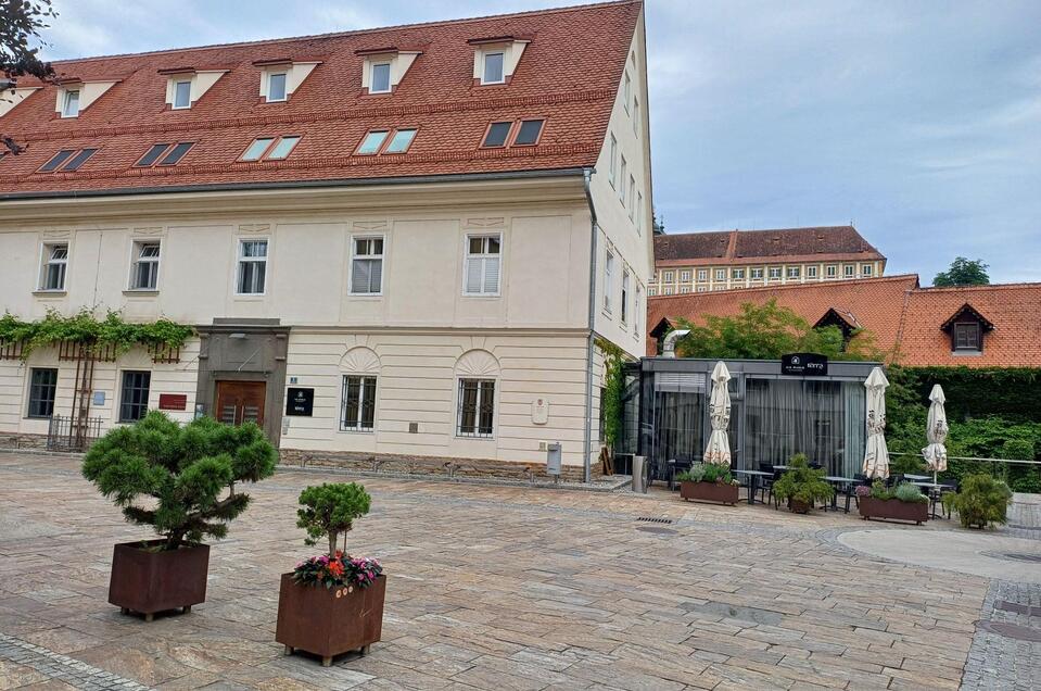 Rathausplatz und Mühle Stainz | © TV Südsteiermark - Irene Löschnig