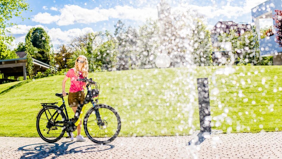 Erfrischung beim Radfahren | © Region Graz-Mias Photoart