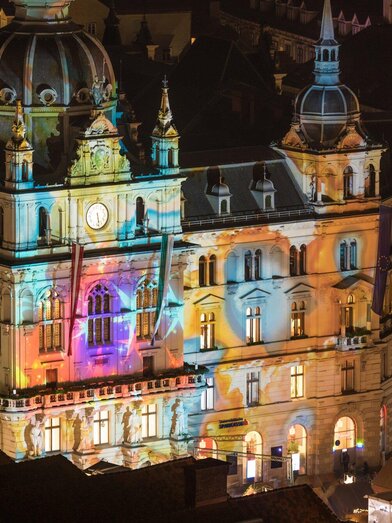 Adventkalender - Rathausprojektion | © Graz Tourismus - Harry Schiffer | © Graz Tourismus - Harry Schiffer