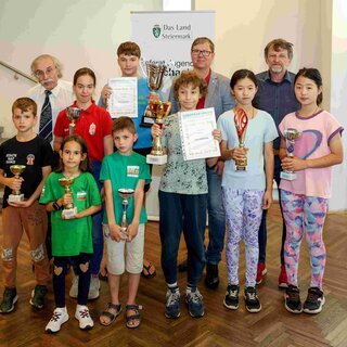 Siegerehrung | © Foto de Monte, Jugendschach Steiermark