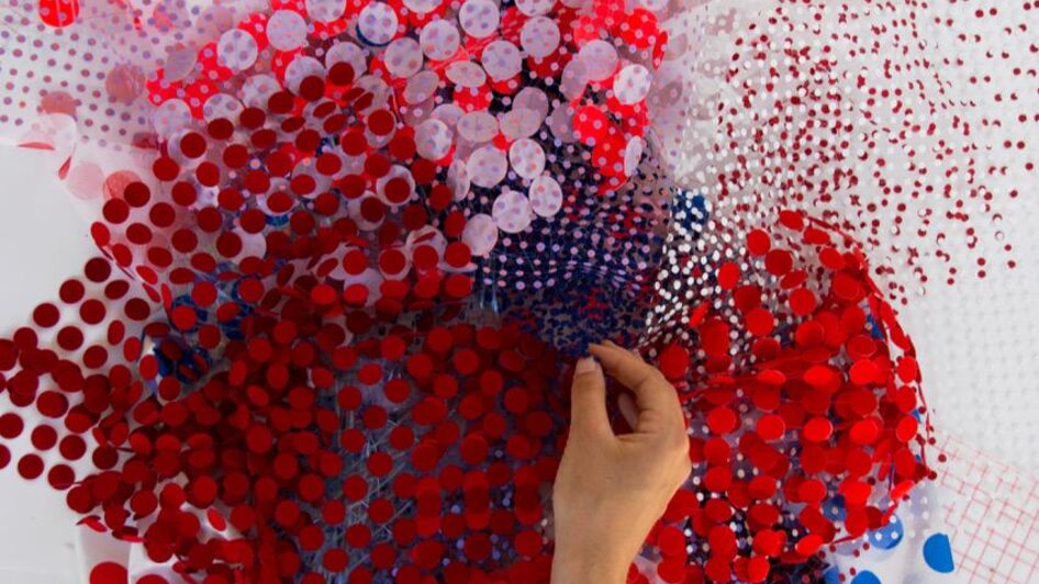 schillern: Kuratorinnenführung: Designausstellung Knit and Weave - Impressionen #2.4