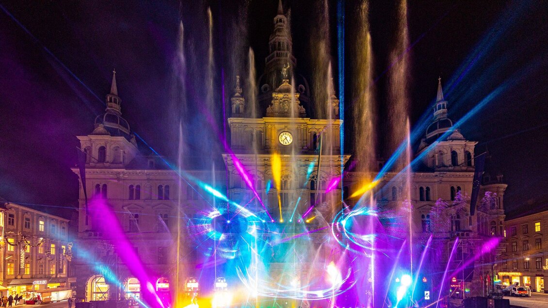 Silvester-Spektakel am Grazer Hauptplatz | © Graz Tourismus - Harry Schiffer