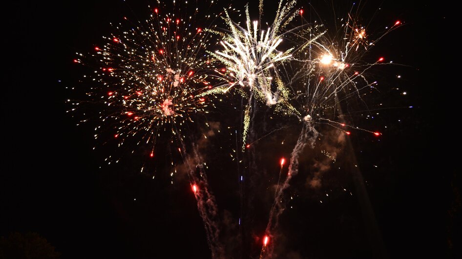 Feuerwerk beim Strandfest Burgau | © Sandra Brünner