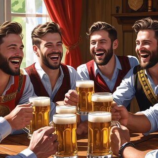 Junggesellenabschied in Semriach uriger Festmoment | © KI canva-Christine Rotschädl