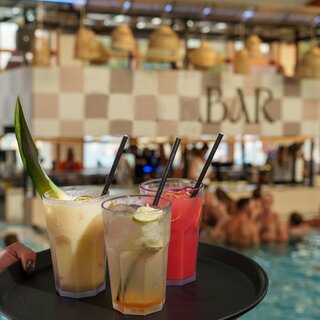 Enjoy cocktails in the thermal water | © Thermenresort Loipersdorf