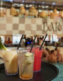 Cocktails im Thermalwasser genießen | © Thermenresort Loipersdorf | Markus Trinkel | © Thermenresort Loipersdorf