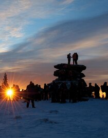 Wintersonnenwende_Teufelstein_Oststeiermark | © Kurt Elmleitner | © Kurt Elmleitner