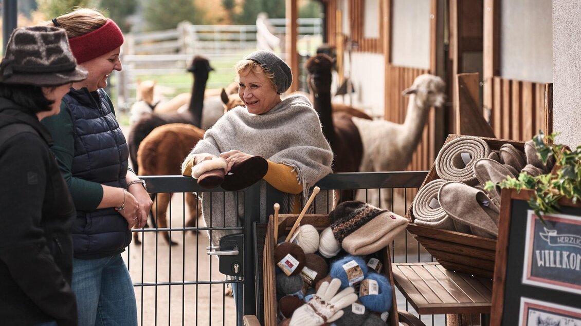 Hofladen mit Alpakaprodukten I Gesäuse I Styria