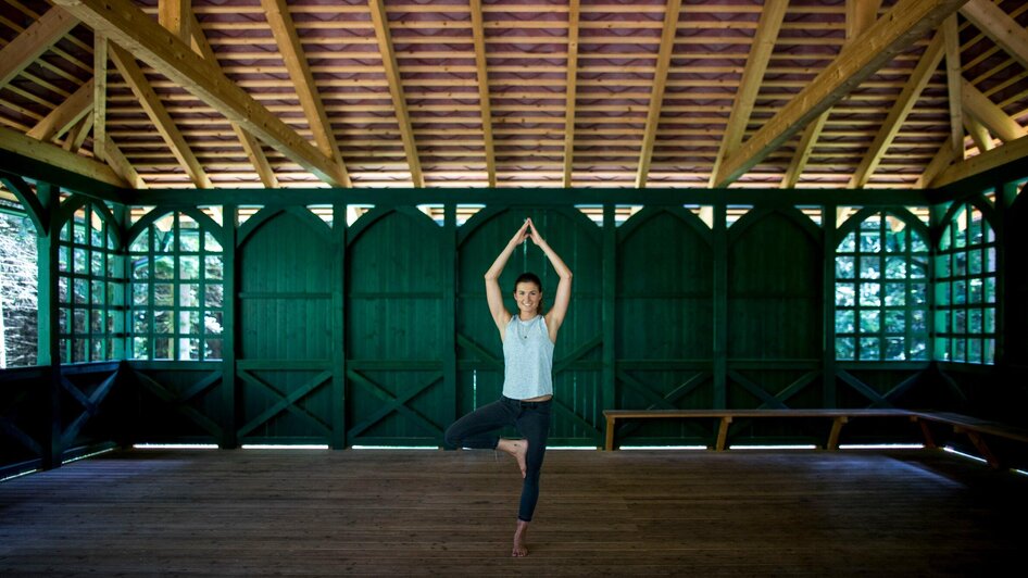 Arboretum und Teehaus für Yoga | © Region Graz - Tom Lamm