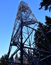 Aussichtswarte Wildwese_von unten_Oststeiermark | © Aussichtswarte Wildwiese | Karl Maderbacher | © Aussichtswarte Wildwiese