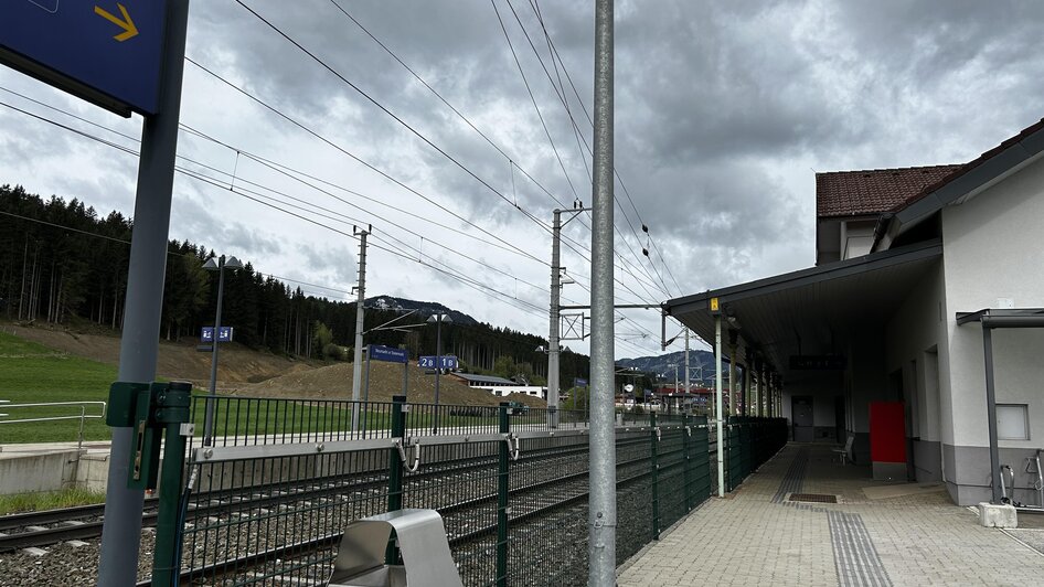 Bahnhof Neumarkt Bahnsteig | © Tourismusverband Murau