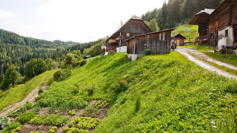 Bergbauernhof Garten | © Holzwelt Murau