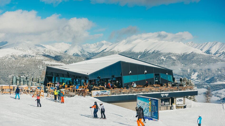 Bergrestaurant Eagle Außen | © Murtal Seilbahnen Betriebs GmbH