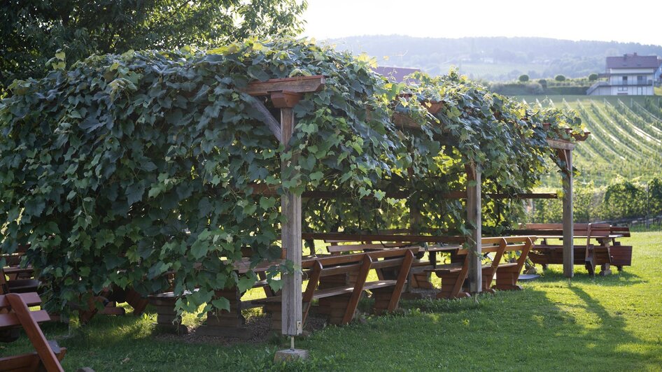 Garten mit herrlicher Aussicht | © TV Südsteiermark - Dominik Feibel