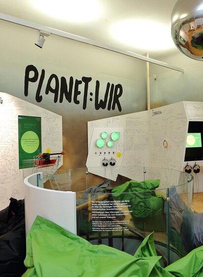 Interaktive Ausstellung „PLANET: WIR“ im CoSa Graz | © UMJ-J.Kucek
