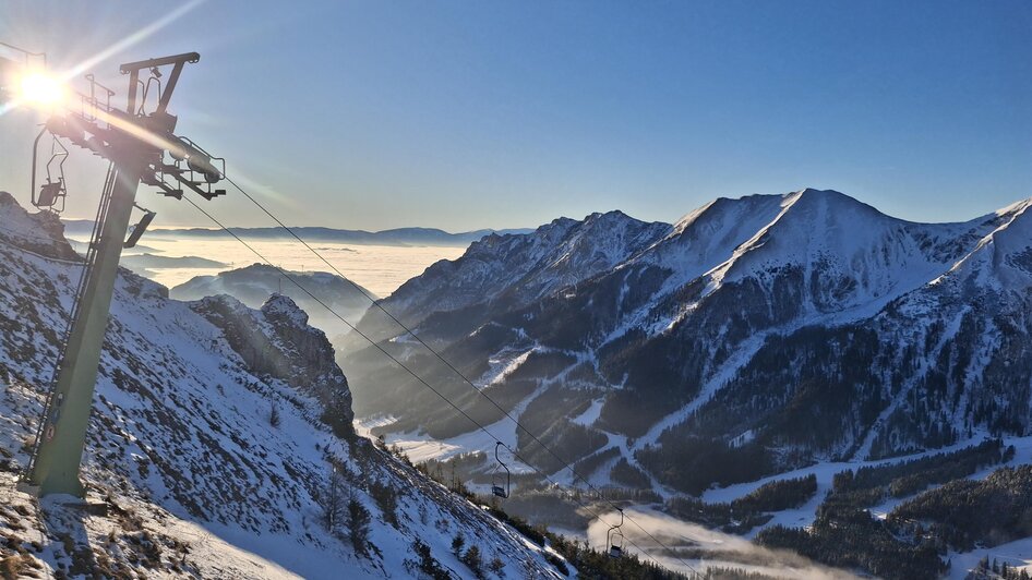 Die Polsterei /Ausblick ins Tal | © Die Polsterei