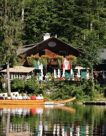 Fischerhütte Toplitzsee, Grundlsee, Plätte | © Albrecht Syen | Albrecht Syen | © Albrecht Syen