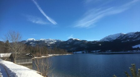 Grundlsee, Seeufer in Richtung Gößl, Winter | © Waltraud Loitzl | Waltraud Loitzl | © Waltraud Loitzl